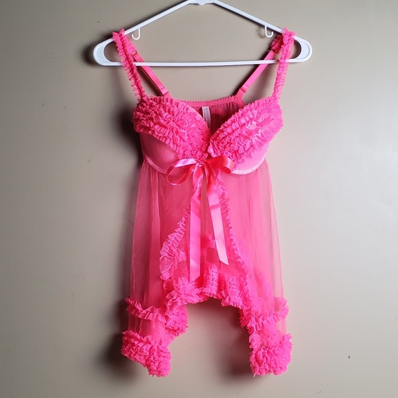 PINK Victoria's Secret Other - Victoria's Secret pink lingerie with ruffles